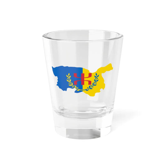 Flag-map of Kabylia (Algeria) Shot Glass 1.5oz 1.5oz - Go Mug Yourself