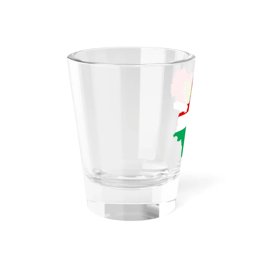 Flag-map of Kaluga Oblast (Russia) Shot Glass 1.5oz - Go Mug Yourself