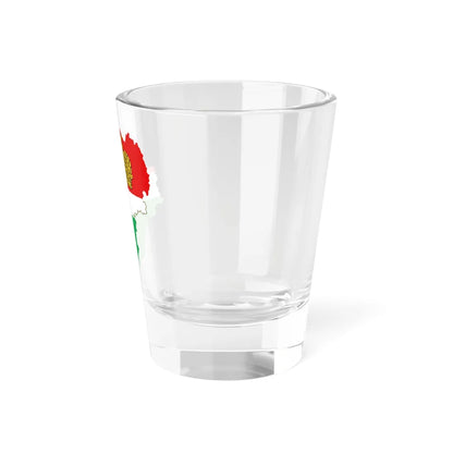 Flag-map of Kaluga Oblast (Russia) Shot Glass 1.5oz - Go Mug Yourself