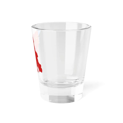 Flag-map of Karelian ASSR (Russia) Shot Glass 1.5oz - Go Mug Yourself