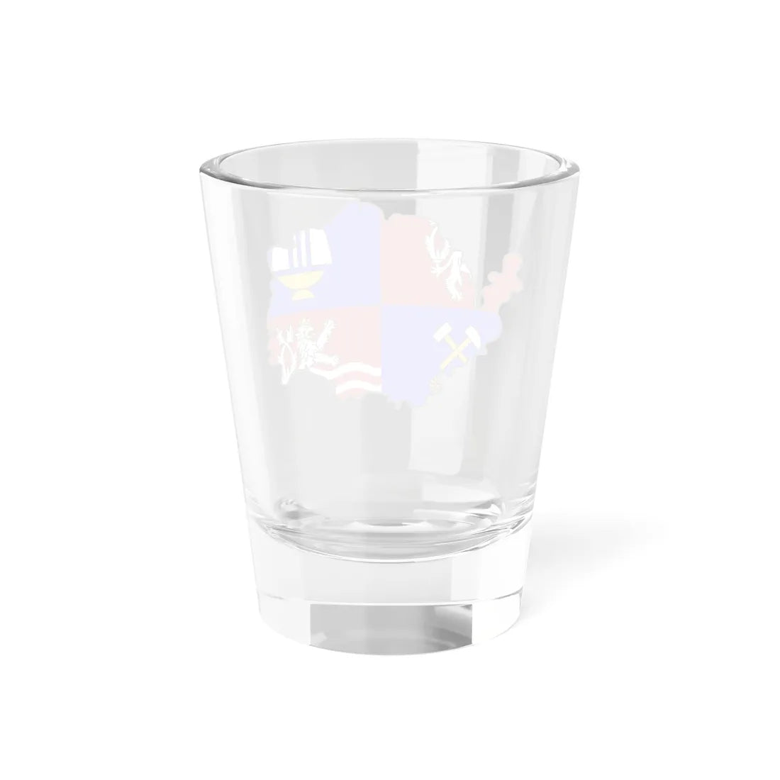 Flag-map of Karlovy Vary Region (Czech Republic) Shot Glass 1.5oz - Go Mug Yourself