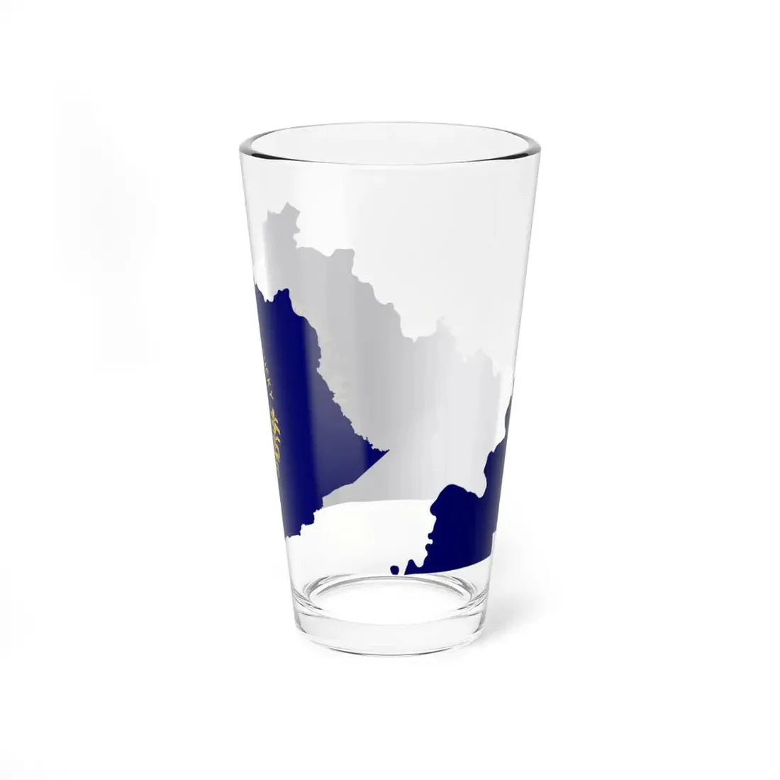 Flag-map of Kentucky (United States) Pint Glass 16oz - Go Mug Yourself