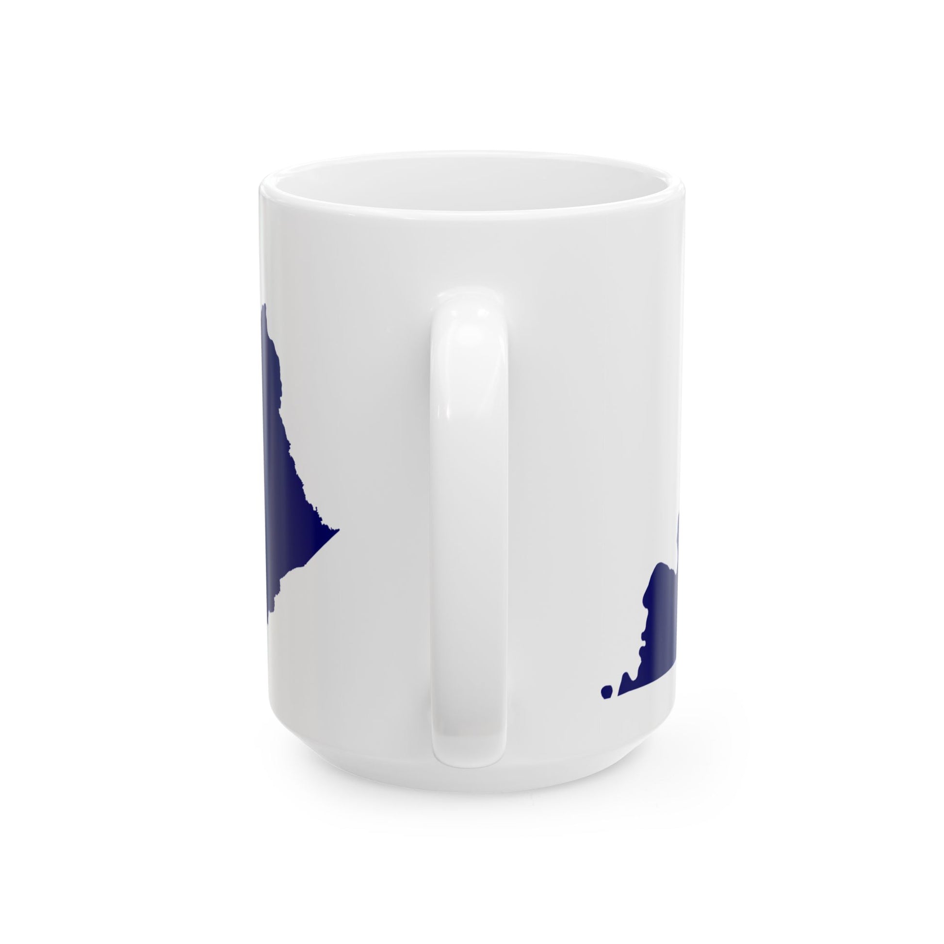 Flag-map of Kentucky (United States) White Coffee Mug-Go Mug Yourself