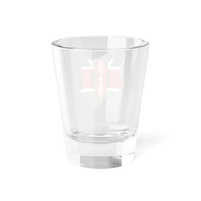 Flag map of Kenya (Kenya) Shot Glass 1.5oz - Go Mug Yourself