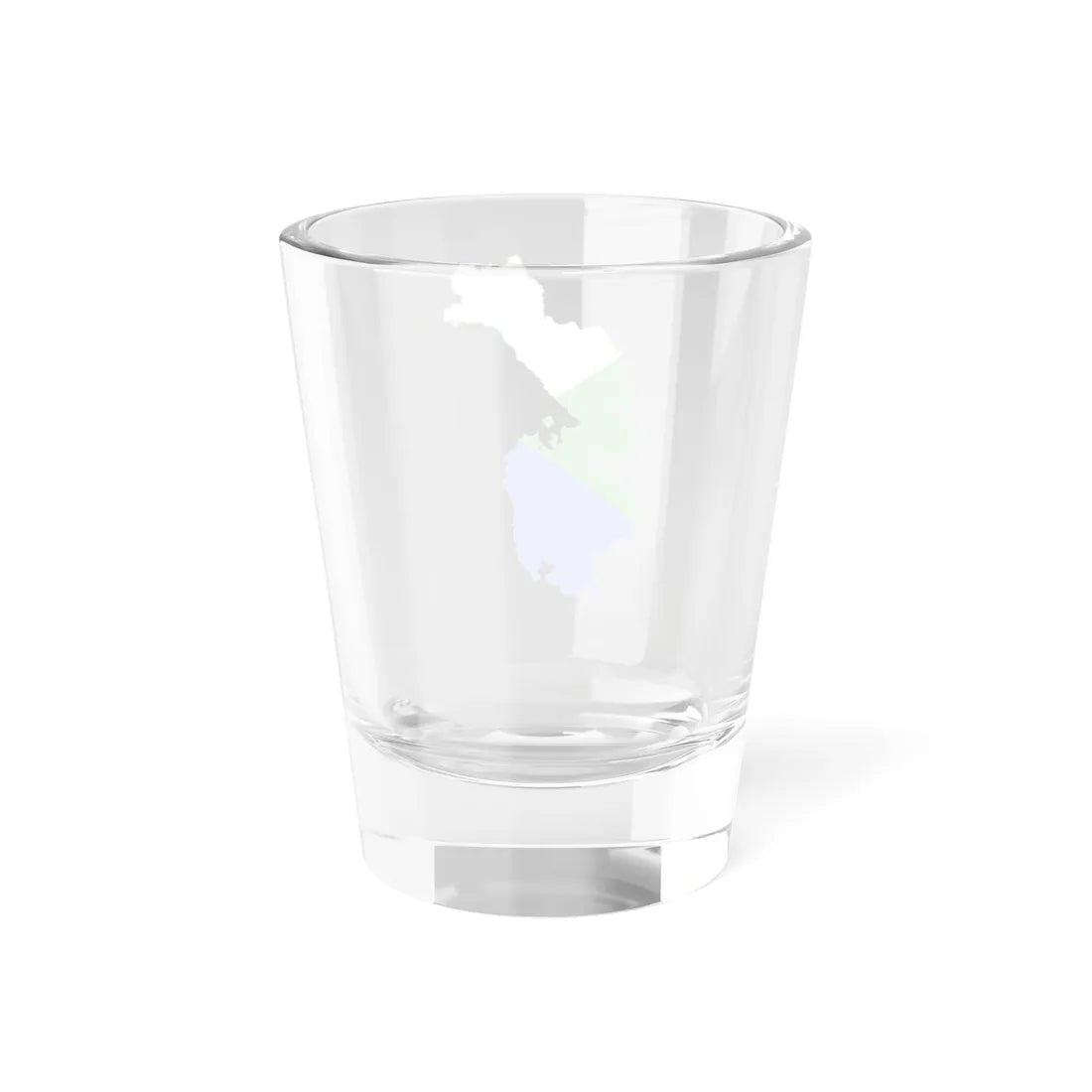 Flag-map of Khabarovsk Krai (Russia) Shot Glass 1.5oz - Go Mug Yourself