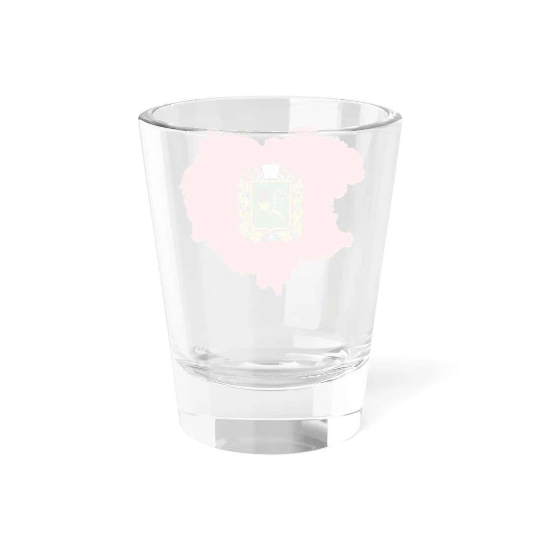 Flag-map of Kharkiv Oblast (Ukraine) Shot Glass 1.5oz - Go Mug Yourself