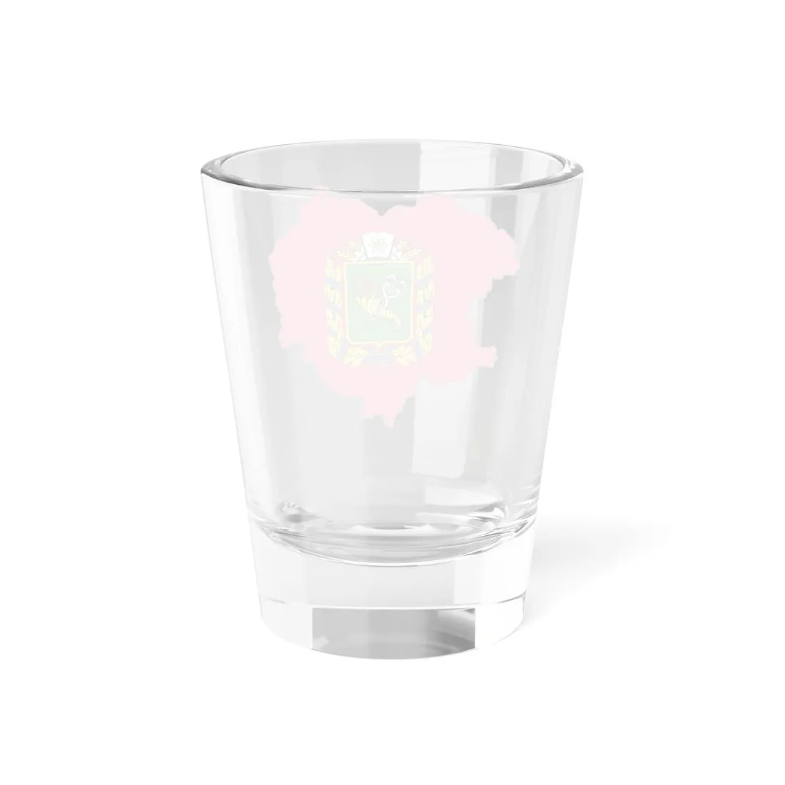 Flag-map of Kharkiv Oblast variant (Ukraine) Shot Glass 1.5oz - Go Mug Yourself