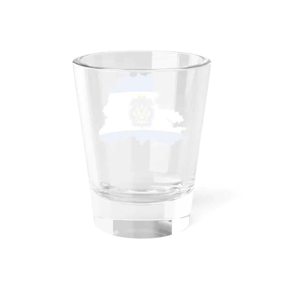 Flag-map of Kherson Oblast (Ukraine) Shot Glass 1.5oz - Go Mug Yourself