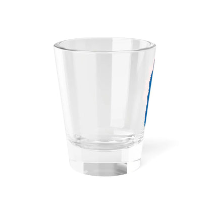 Flag-map of Khmelnytskyi Oblast (Ukraine) Shot Glass 1.5oz - Go Mug Yourself
