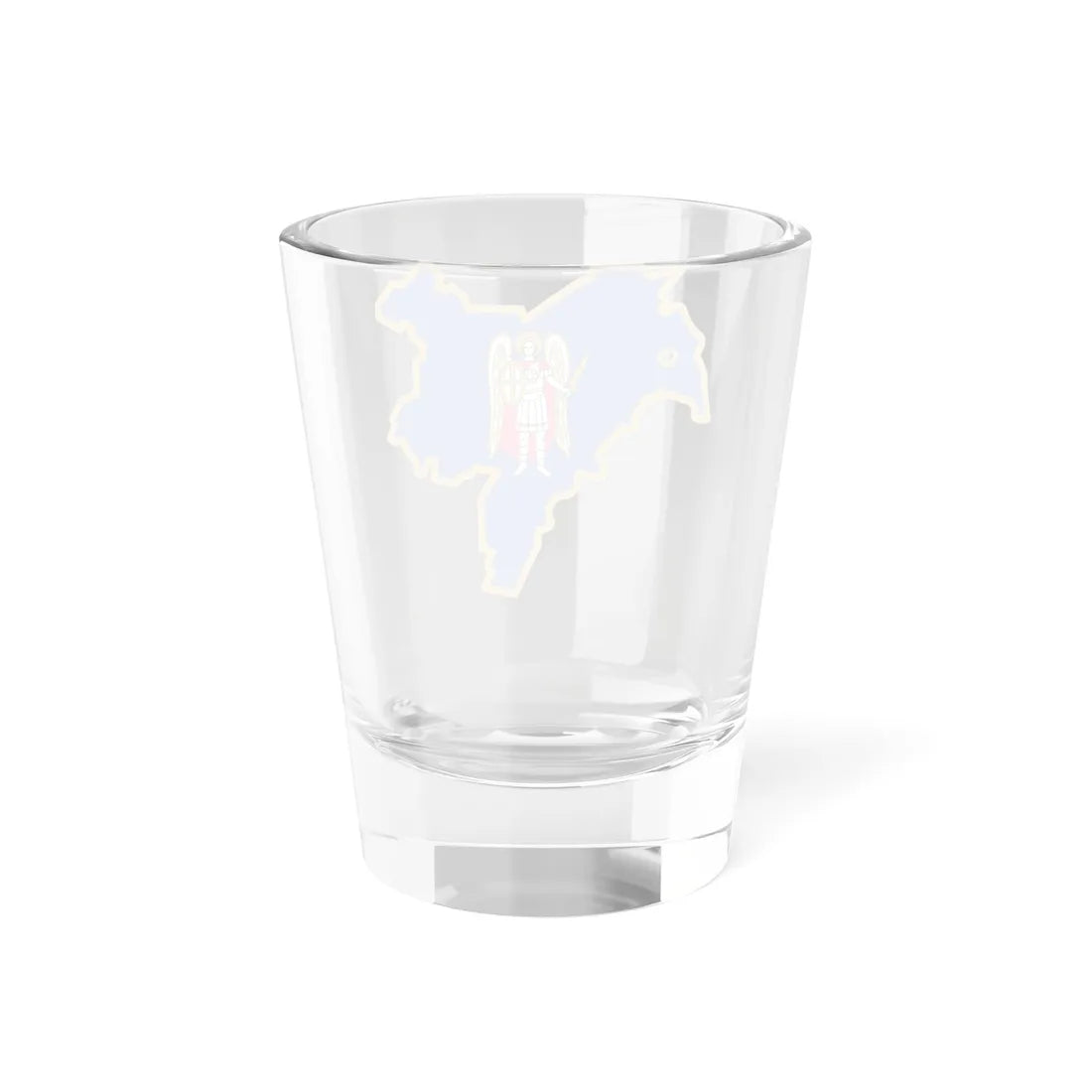 Flag-map of Kiev (Ukraine) Shot Glass 1.5oz - Go Mug Yourself