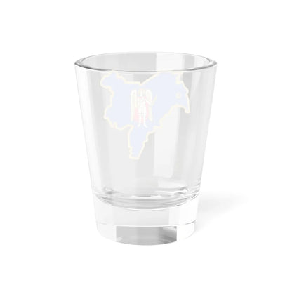 Flag-map of Kiev (Ukraine) Shot Glass 1.5oz - Go Mug Yourself