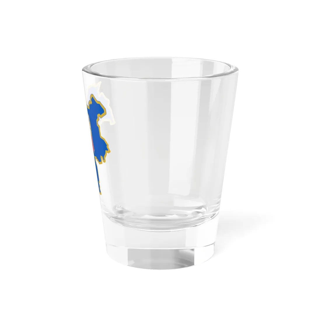Flag-map of Kiev (Ukraine) Shot Glass 1.5oz - Go Mug Yourself