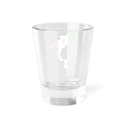 Flag-map of Kingdom of the Two Sicilies (Italy) Shot Glass 1.5oz - Go Mug Yourself