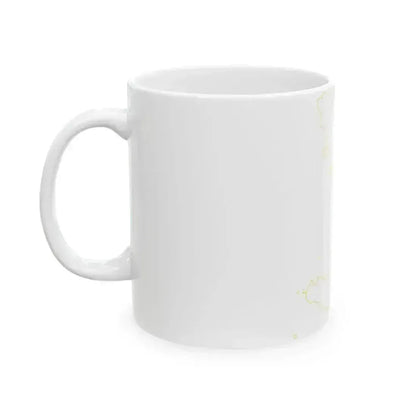 Flag map of Kingdom of the Two Sicilies (Italy) White Coffee Mug - Go Mug Yourself
