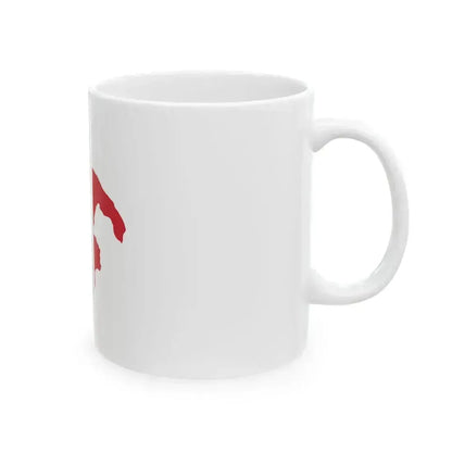 Flag-map of Kingdom of the Two Sicilies (Italy) White Coffee Mug - Go Mug Yourself