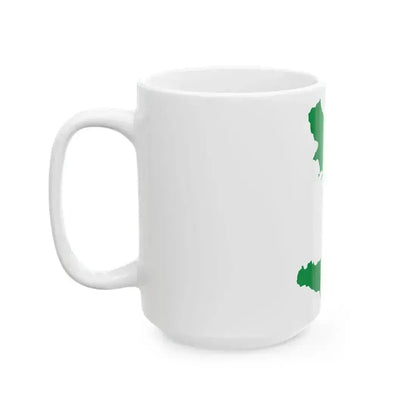 Flag-map of Kingdom of the Two Sicilies (Italy) White Coffee Mug - Go Mug Yourself