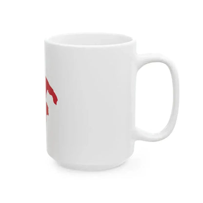 Flag-map of Kingdom of the Two Sicilies (Italy) White Coffee Mug - Go Mug Yourself