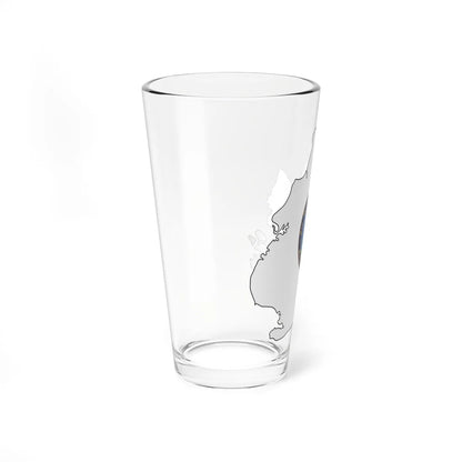 Flag-map of Kings County New York (United States) Pint Glass 16oz - Go Mug Yourself