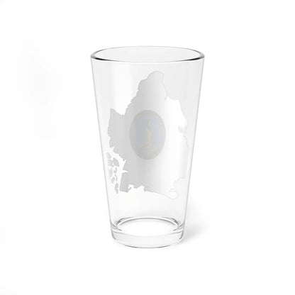 Flag-map of Kings County New York (United States) Pint Glass 16oz - Go Mug Yourself