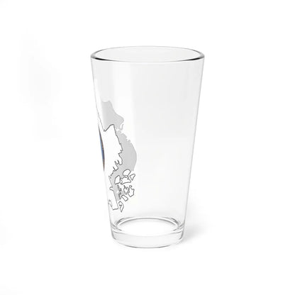 Flag-map of Kings County New York (United States) Pint Glass 16oz - Go Mug Yourself