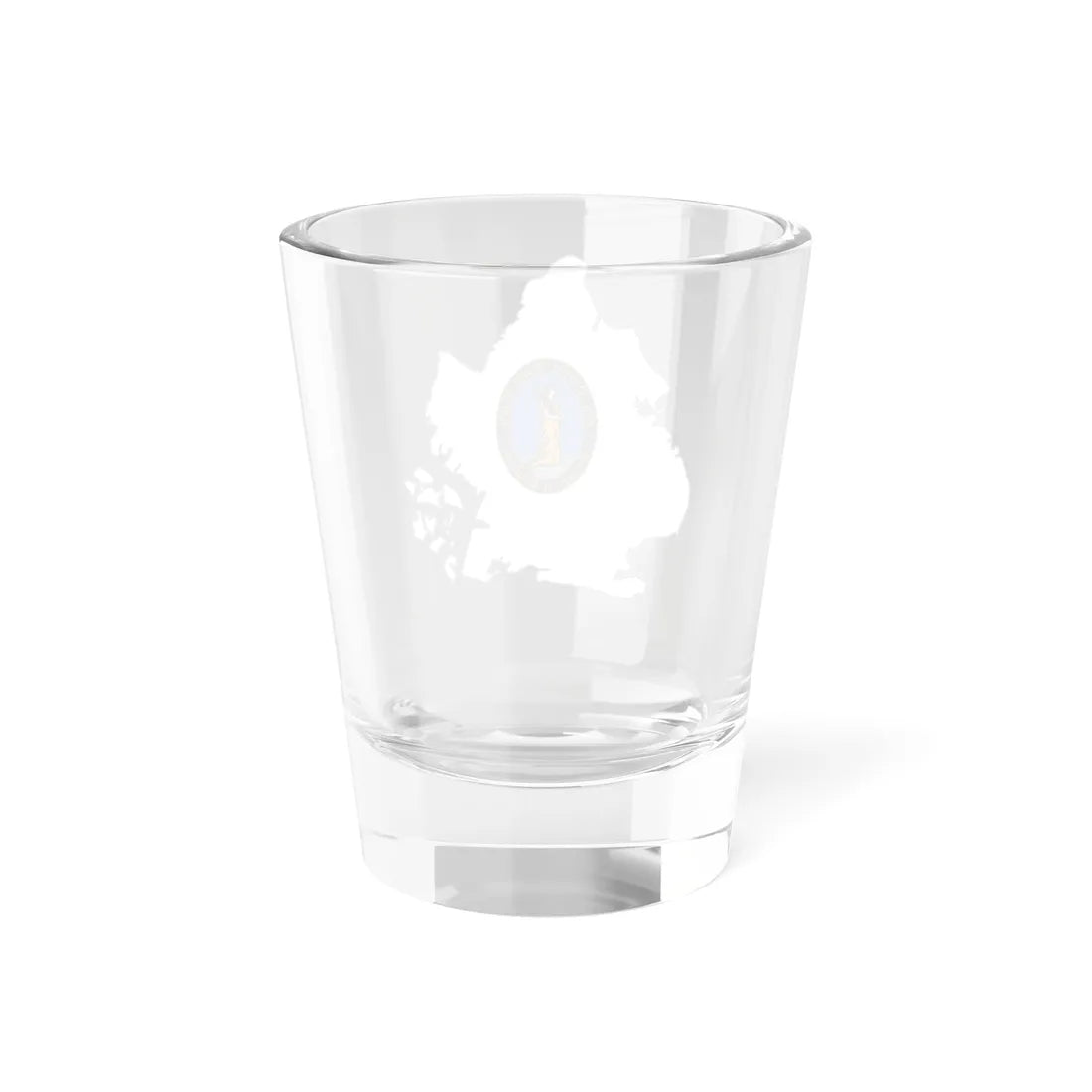 Flag-map of Kings County New York (United States) Shot Glass 1.5oz - Go Mug Yourself