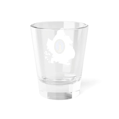 Flag-map of Kings County New York (United States) Shot Glass 1.5oz - Go Mug Yourself
