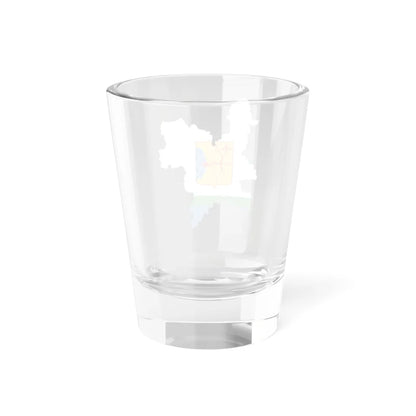 Flag-map of Kirov Oblast (Russia) Shot Glass 1.5oz - Go Mug Yourself