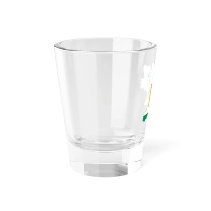 Flag-map of Kirov Oblast (Russia) Shot Glass 1.5oz - Go Mug Yourself
