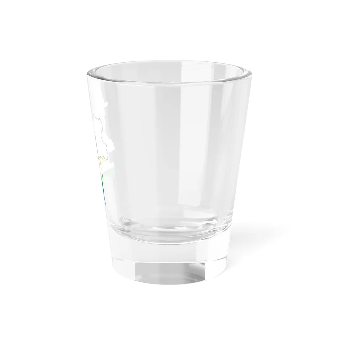 Flag-map of Kirov Oblast (Russia) Shot Glass 1.5oz - Go Mug Yourself