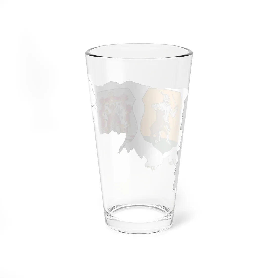 Flag-map of Komarom-Esztergom County (Hungary) Pint Glass 16oz - Go Mug Yourself