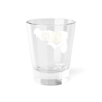 Flag-map of Komarom-Esztergom County (Hungary) Shot Glass 1.5oz - Go Mug Yourself