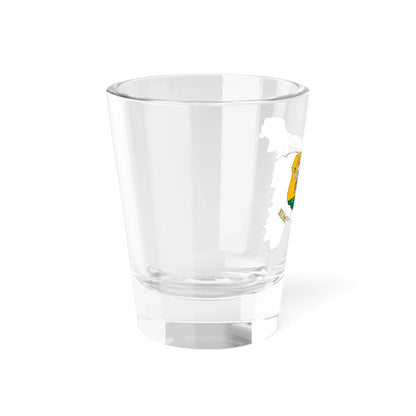 Flag-map of Komarom-Esztergom County (Hungary) Shot Glass 1.5oz - Go Mug Yourself