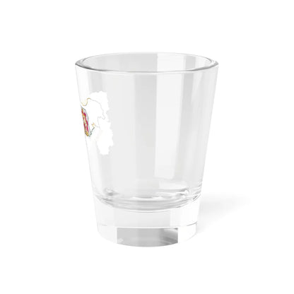 Flag-map of Komarom-Esztergom County (Hungary) Shot Glass 1.5oz - Go Mug Yourself