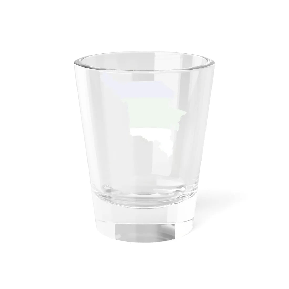 Flag-map of Komi Republic (Russia) Shot Glass 1.5oz - Go Mug Yourself