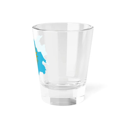 Flag-map of Koper (Slovenia) Shot Glass 1.5oz - Go Mug Yourself