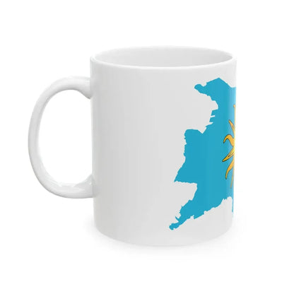 Flag-map of Koper (Slovenia) White Coffee Mug - Go Mug Yourself