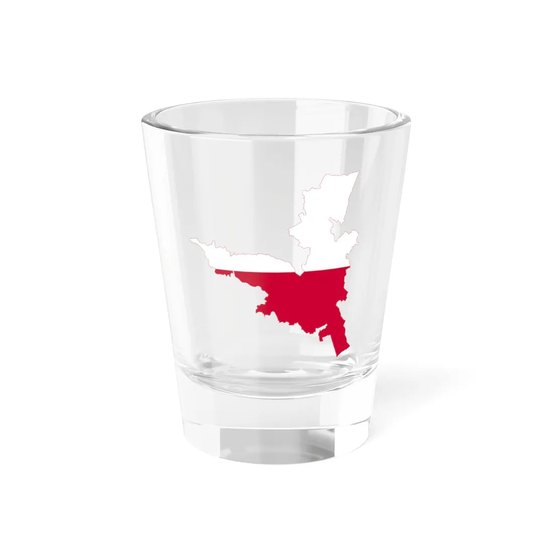 Flag-map of Kranj (Slovenia) Shot Glass 1.5oz 1.5oz - Go Mug Yourself