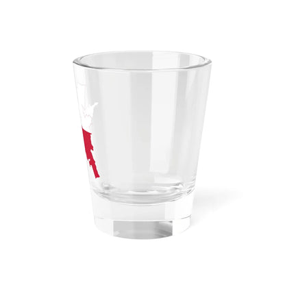 Flag-map of Kranj (Slovenia) Shot Glass 1.5oz - Go Mug Yourself