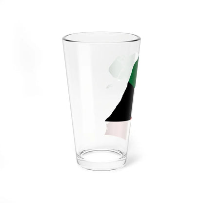 Flag-map of Kuwait (Kuwait) Pint Glass 16oz - Go Mug Yourself