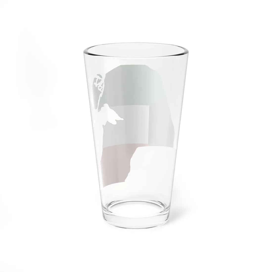 Flag-map of Kuwait (Kuwait) Pint Glass 16oz - Go Mug Yourself