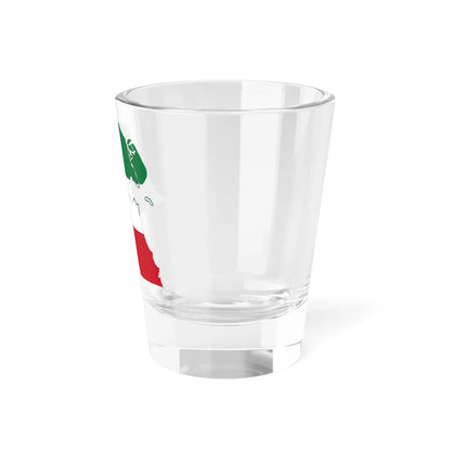 Flag-map of Kuwait (Kuwait) Shot Glass 1.5oz - Go Mug Yourself