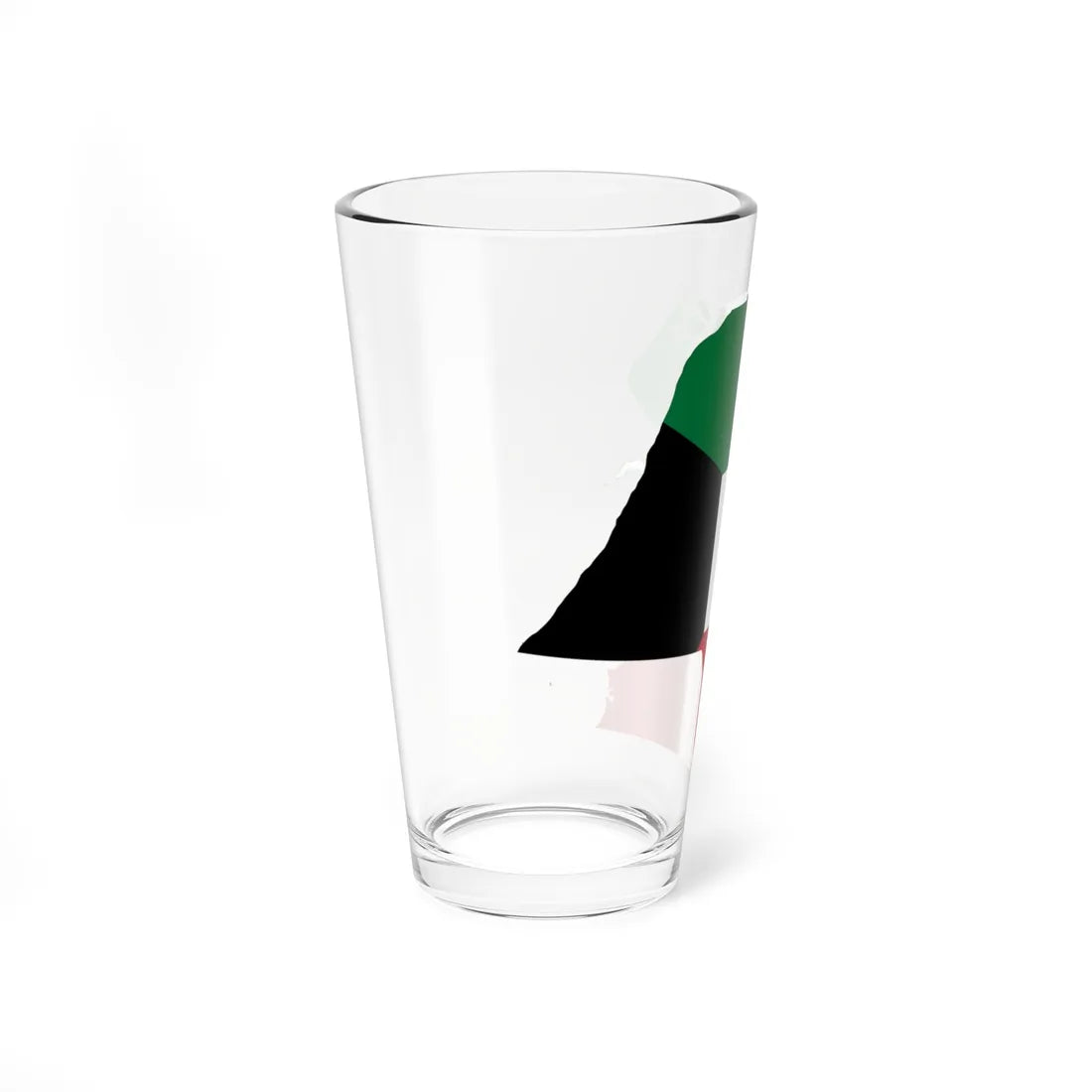 Flag-map of Kuwait with islands (Kuwait) Pint Glass 16oz - Go Mug Yourself