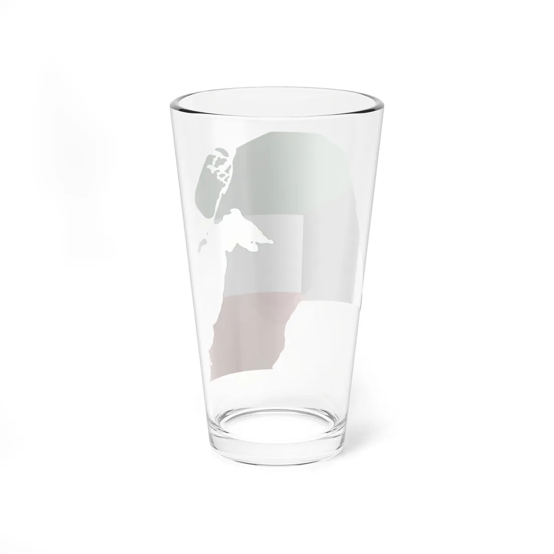 Flag-map of Kuwait with islands (Kuwait) Pint Glass 16oz - Go Mug Yourself
