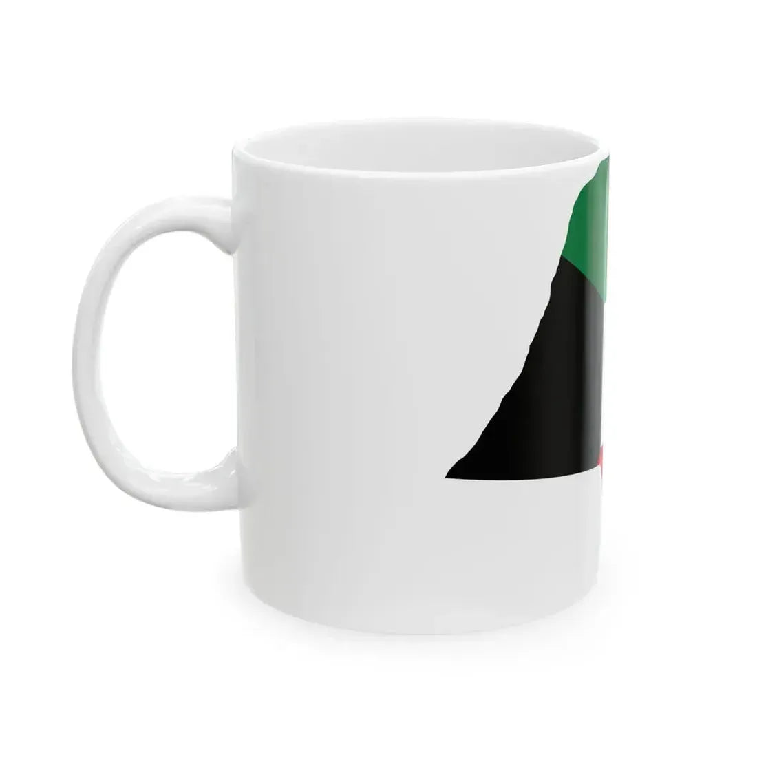 Flag-map of Kuwait with islands (Kuwait) White Coffee Mug - Go Mug Yourself