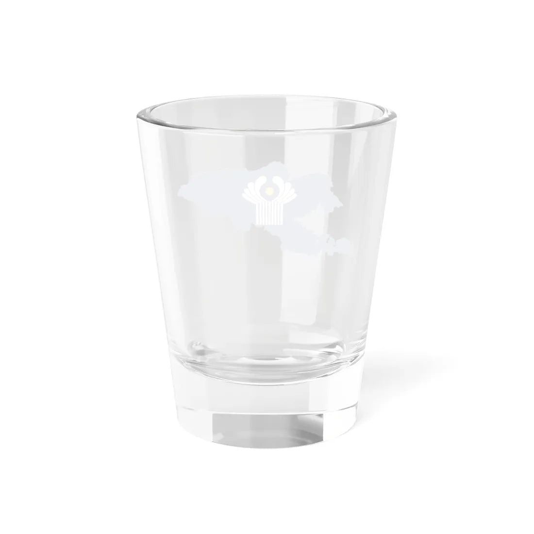 Flag-map of Kyrgyzstan CIS (Kyrgyzstan) Shot Glass 1.5oz - Go Mug Yourself