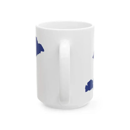 Flag-map of Kyrgyzstan CIS (Kyrgyzstan) White Coffee Mug - Go Mug Yourself
