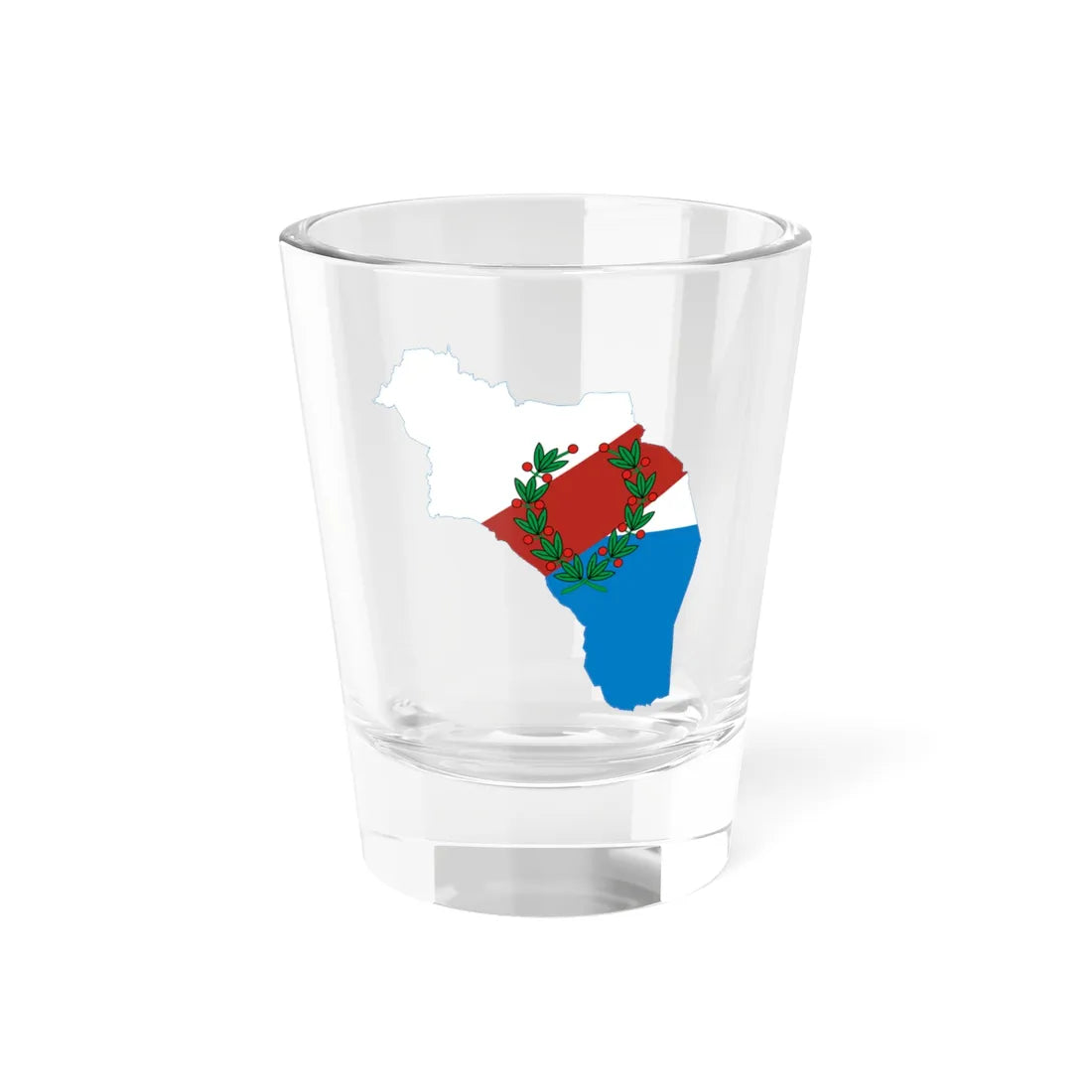 Flag-map of La Rioja Province Argentina (Argentina) Shot Glass 1.5oz 1.5oz - Go Mug Yourself