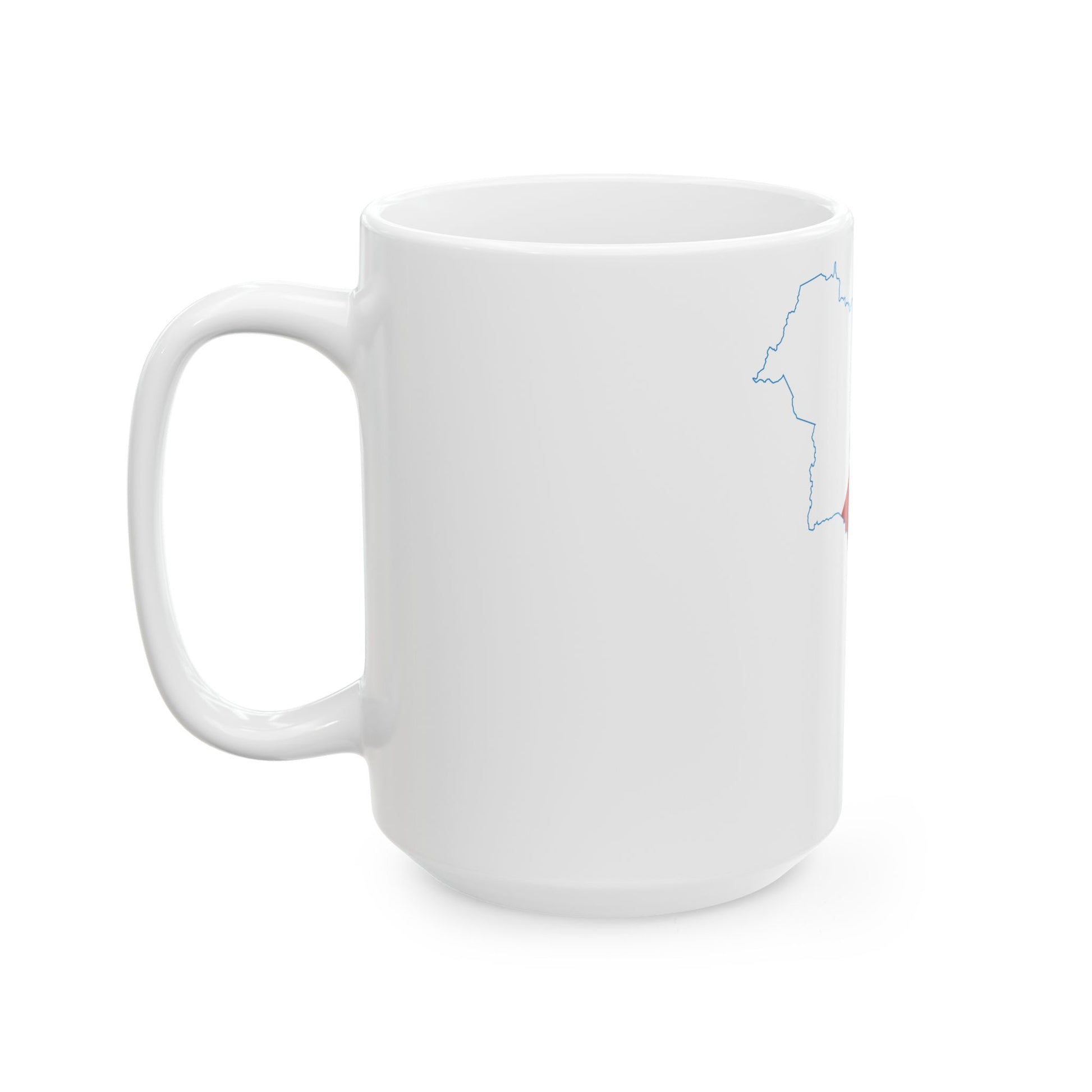 Flag-map of La Rioja Province Argentina (Argentina) White Coffee Mug-Go Mug Yourself