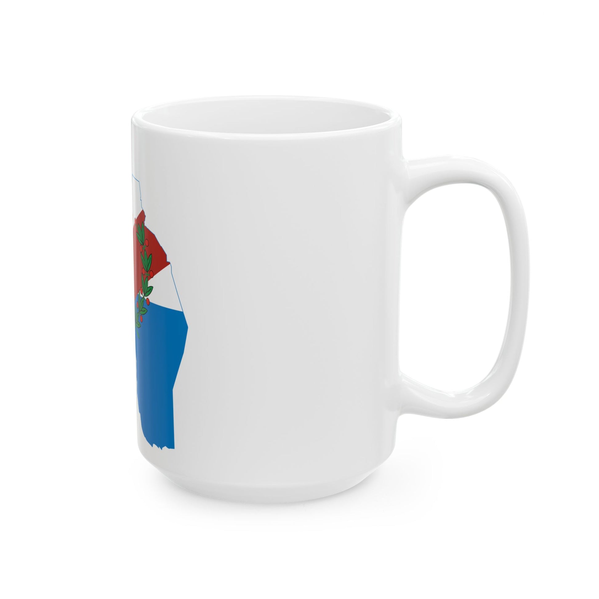 Flag-map of La Rioja Province Argentina (Argentina) White Coffee Mug-Go Mug Yourself