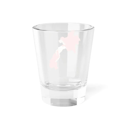 Flag-map of Laos 1952-1975 (Laos) Shot Glass 1.5oz - Go Mug Yourself